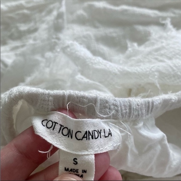 Cotton Candy White Beachy Flowy Two Piece Set S - Picture 7 of 7